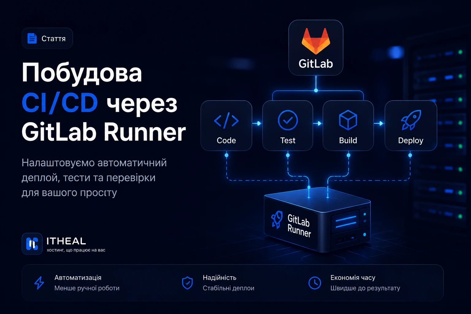 Побудова CI/CD через GitLab Runner